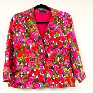 Elementz Floral Pink Blazer
